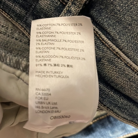 We The Free High Rise Super Skinny Demin Blue Jeans #68 - Picture 8 of 9